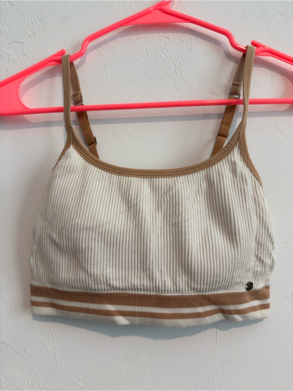 Lucky Brand bralette / sports bra Sz S
Cream & Tan